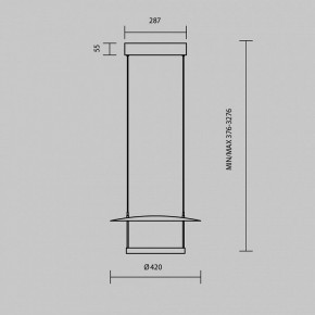 Подвесной светильник Maytoni Ambience MOD280PL-L23B3K1 в Приобье - priobie.mebel24.online | фото 4
