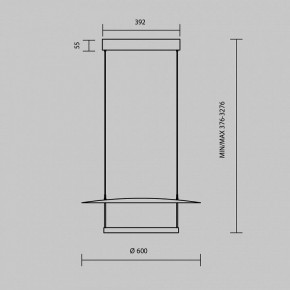 Подвесной светильник Maytoni Ambience MOD280PL-L30B3K1 в Приобье - priobie.mebel24.online | фото 4