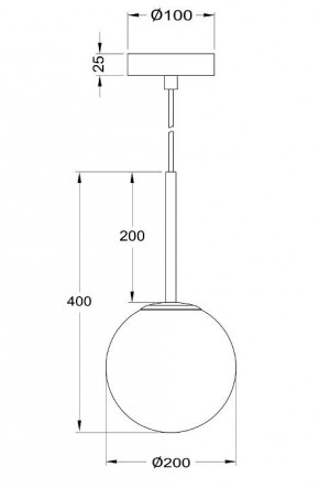 Подвесной светильник Maytoni Basic form MOD321PL-01G3 в Приобье - priobie.mebel24.online | фото 6