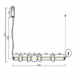 Подвесной светильник Maytoni Cosmo MOD210PL-L39BS3K в Приобье - priobie.mebel24.online | фото 7