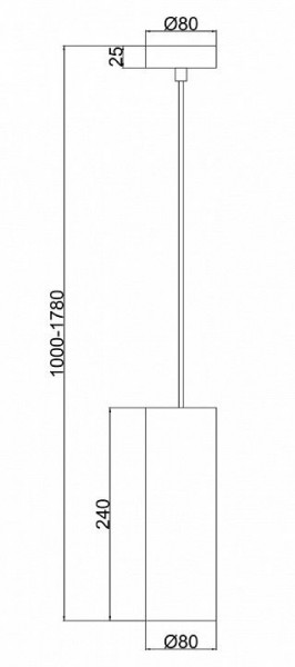 Подвесной светильник Maytoni Gioia P011PL-01CH в Приобье - priobie.mebel24.online | фото 3