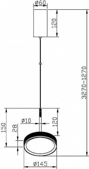 Подвесной светильник Maytoni Halo MOD041PL-L15TR3K в Приобье - priobie.mebel24.online | фото 5
