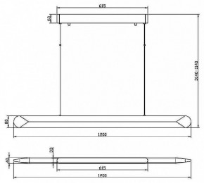 Подвесной светильник Maytoni Motion MOD276PL-L40W3K в Приобье - priobie.mebel24.online | фото 4