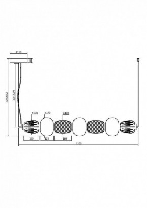 Подвесной светильник Maytoni Pattern MOD267PL-L42CH3K в Приобье - priobie.mebel24.online | фото 4