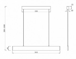Подвесной светильник Maytoni Step P010PL-L23B в Приобье - priobie.mebel24.online | фото 3