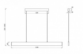 Подвесной светильник Maytoni Step P010PL-L30G3K в Приобье - priobie.mebel24.online | фото 4
