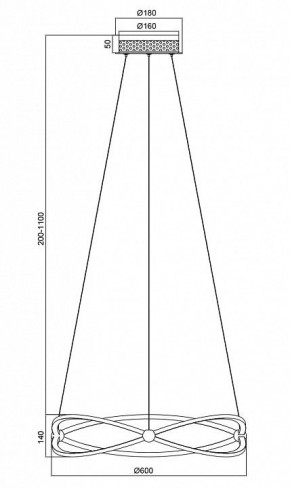 Подвесной светильник Maytoni Weave MOD062PL-L45CH3K в Приобье - priobie.mebel24.online | фото 5