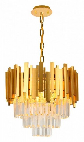 Подвесной светильник Natali Kovaltseva VERTIGO VERTIGO 81440/6C GOLD в Приобье - priobie.mebel24.online | фото 3