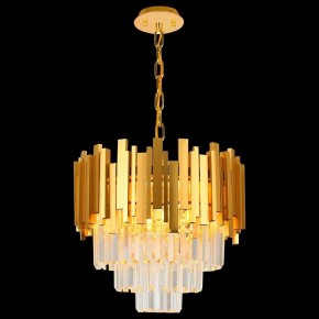 Подвесной светильник Natali Kovaltseva VERTIGO VERTIGO 81440/6C GOLD в Приобье - priobie.mebel24.online | фото 4