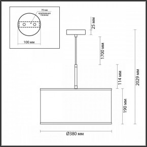 Подвесной светильник Odeon Light Bergi 5064/1 в Приобье - priobie.mebel24.online | фото 8