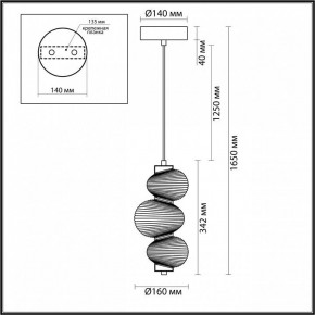 Подвесной светильник Odeon Light Bruco 5095/12L в Приобье - priobie.mebel24.online | фото 5