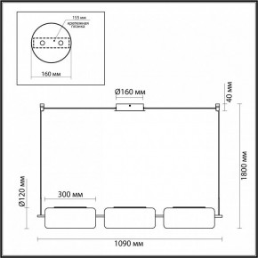Подвесной светильник Odeon Light Kavia 5003/30L в Приобье - priobie.mebel24.online | фото 4
