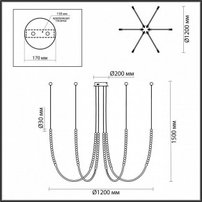 Подвесной светильник Odeon Light Monella 6639/70L в Приобье - priobie.mebel24.online | фото 4
