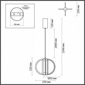 Подвесной светильник Odeon Light Toscana 5447/12L в Приобье - priobie.mebel24.online | фото 5