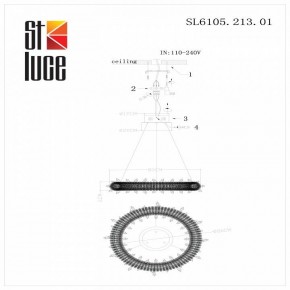 Подвесной светильник ST-Luce Lucchero SL6105.213.01 в Приобье - priobie.mebel24.online | фото 6