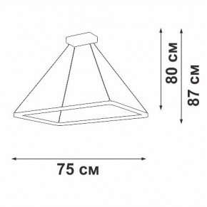 Подвесной светильник Vitaluce V2704 V2704-9/1S в Приобье - priobie.mebel24.online | фото 3