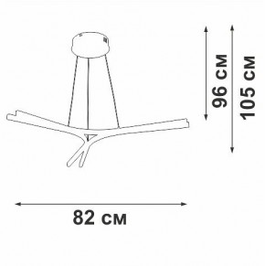 Подвесной светильник Vitaluce V2708 V2708-9/3S в Приобье - priobie.mebel24.online | фото 3