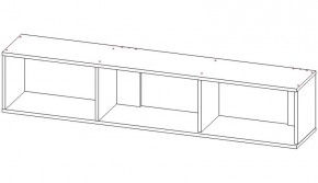 ЛУКСОР-4 Полка навесная (ЦРК.ЛКС.04 полка навесная) в Приобье - priobie.mebel24.online | фото 2