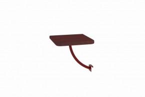 Полка прикроватная квадратная (МилСон) в Приобье - priobie.mebel24.online | фото 8