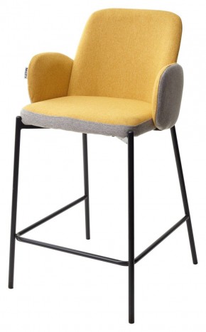 Полубарный стул NYX (H=65cm) VF106 желтый / VF120 серый М-City в Приобье - priobie.mebel24.online | фото 1