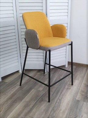 Полубарный стул NYX (H=65cm) VF106 желтый / VF120 серый М-City в Приобье - priobie.mebel24.online | фото 2