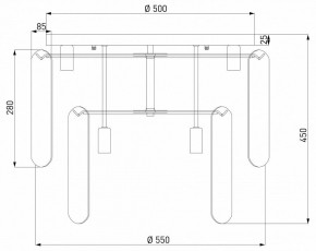Потолочная люстра Eurosvet Claire 60170 золото в Приобье - priobie.mebel24.online | фото 5