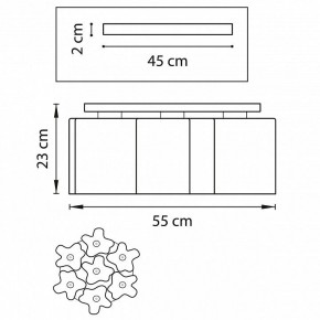 Потолочная люстра Lightstar Nubi 802077 в Приобье - priobie.mebel24.online | фото 2