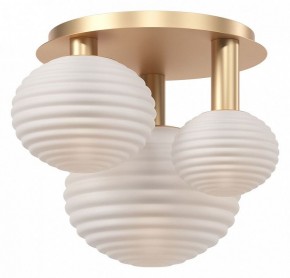 Потолочная люстра Maytoni Halo MOD268CL-03G в Приобье - priobie.mebel24.online | фото