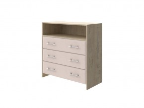 PROxSON Комод Varna (ЛДСП Бунратти+ткань Бунратти/Ultra Суфле) 90x40 в Приобье - priobie.mebel24.online | фото
