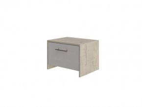 PROxSON Тумба Varna (ЛДСП+ткань Бунратти/Savana Milk (молочный)) 51x40 в Приобье - priobie.mebel24.online | фото
