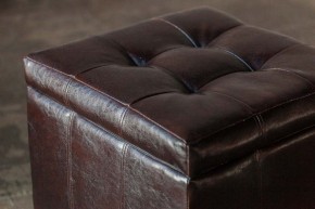 Пуф-сундук Модерна коричневая в Приобье - priobie.mebel24.online | фото 3