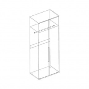 Шкаф 2-ств. для одежды "Лео" в Приобье - priobie.mebel24.online | фото 3