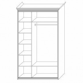 Шкаф 3-х дверный (корпус) Неаполь в Приобье - priobie.mebel24.online | фото 3