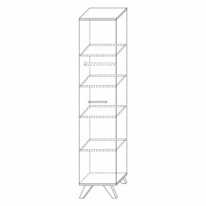 Шкаф 400 Вега Скандинавия в Приобье - priobie.mebel24.online | фото 4