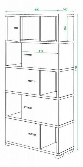 Шкаф комбинированный Домино СБ-30/5 в Приобье - priobie.mebel24.online | фото 3