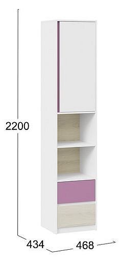 Шкаф комбинированный Сканди в Приобье - priobie.mebel24.online | фото 5