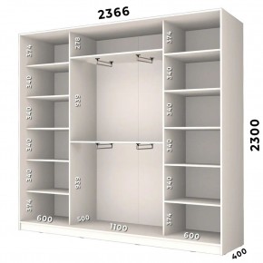 Шкаф-купе ХИТ 23-4-24/2-5555 (420) в Приобье - priobie.mebel24.online | фото 2