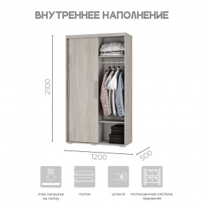 Шкаф-купе ШКК-11 (ясень белый) в Приобье - priobie.mebel24.online | фото 6
