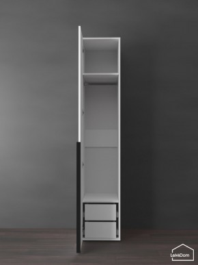 Шкаф Linnea MHR-1-3 2050х400х510 (Белый-М 11.1.2) в Приобье - priobie.mebel24.online | фото 6