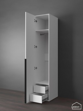 Шкаф Linnea MHR-1-3 2050х400х510 (Белый-М 11.1.2) в Приобье - priobie.mebel24.online | фото 7
