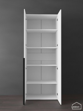 Шкаф Linnea MHR-2-2 2050х800х510 (Белый-М 11.1.2) в Приобье - priobie.mebel24.online | фото 4