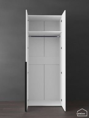 Шкаф Linnea MHR-2 2050х800х510 (Белый-М 11.1.1) в Приобье - priobie.mebel24.online | фото 4