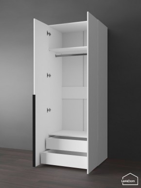 Шкаф Linnea MHR-2-3 2050х800х510 (Белый-М 11.1.2) в Приобье - priobie.mebel24.online | фото 5