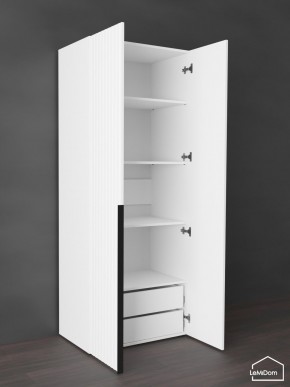 Шкаф Linnea MHR-2-4 2050х800х510 (Белый-М 11.1.2) в Приобье - priobie.mebel24.online | фото 6