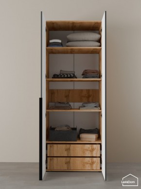 Шкаф Linnea MHR-2-4 2050х800х510 (ДВ-М 11.1.25) в Приобье - priobie.mebel24.online | фото 5