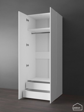 Шкаф Linnea MHR-2PO-3 2050х800х510 (Белый-М 11.1.2) в Приобье - priobie.mebel24.online | фото 5