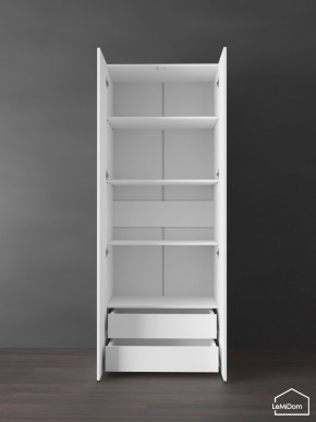 Шкаф Linnea MHR-2PO-4 2050х800х510 (Белый-М 11.1.1) в Приобье - priobie.mebel24.online | фото 6
