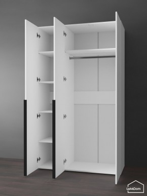 Шкаф Linnea MHR-3-1 2050х1200х510 (Белый-М 11.1.1) в Приобье - priobie.mebel24.online | фото 5