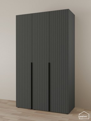 Шкаф Linnea MHR-3-1 2050х1200х510 (Графит-М 11.1.25) в Приобье - priobie.mebel24.online | фото 1