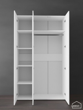 Шкаф Linnea MHR-3PO-1 2050х1200х510 (Белый-М 11.1.1) в Приобье - priobie.mebel24.online | фото 5